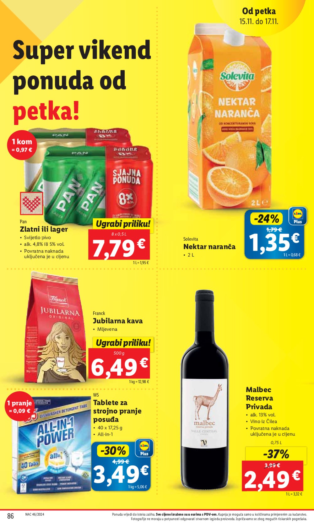 Lidl katalog Super ponuda od ponedjeljka 11.11.-17.11.2024.