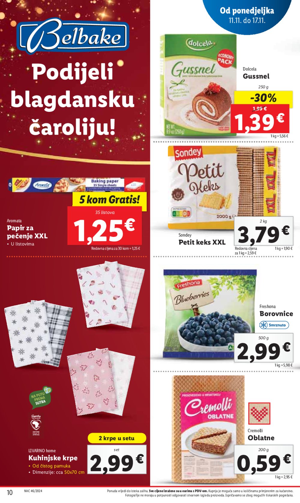 Lidl katalog Super ponuda od ponedjeljka 11.11.-17.11.2024.