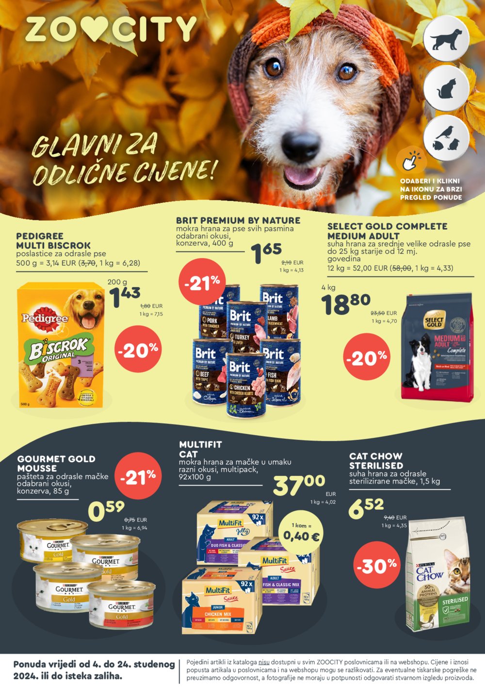 ZOOCITY katalog Akcija Studeni 04.11.-24.11.2024.