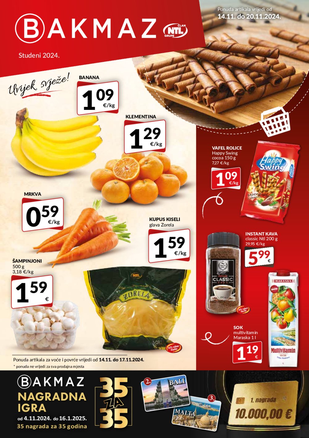 Bakmaz katalog Akcija 14.11.-20.11.2024.