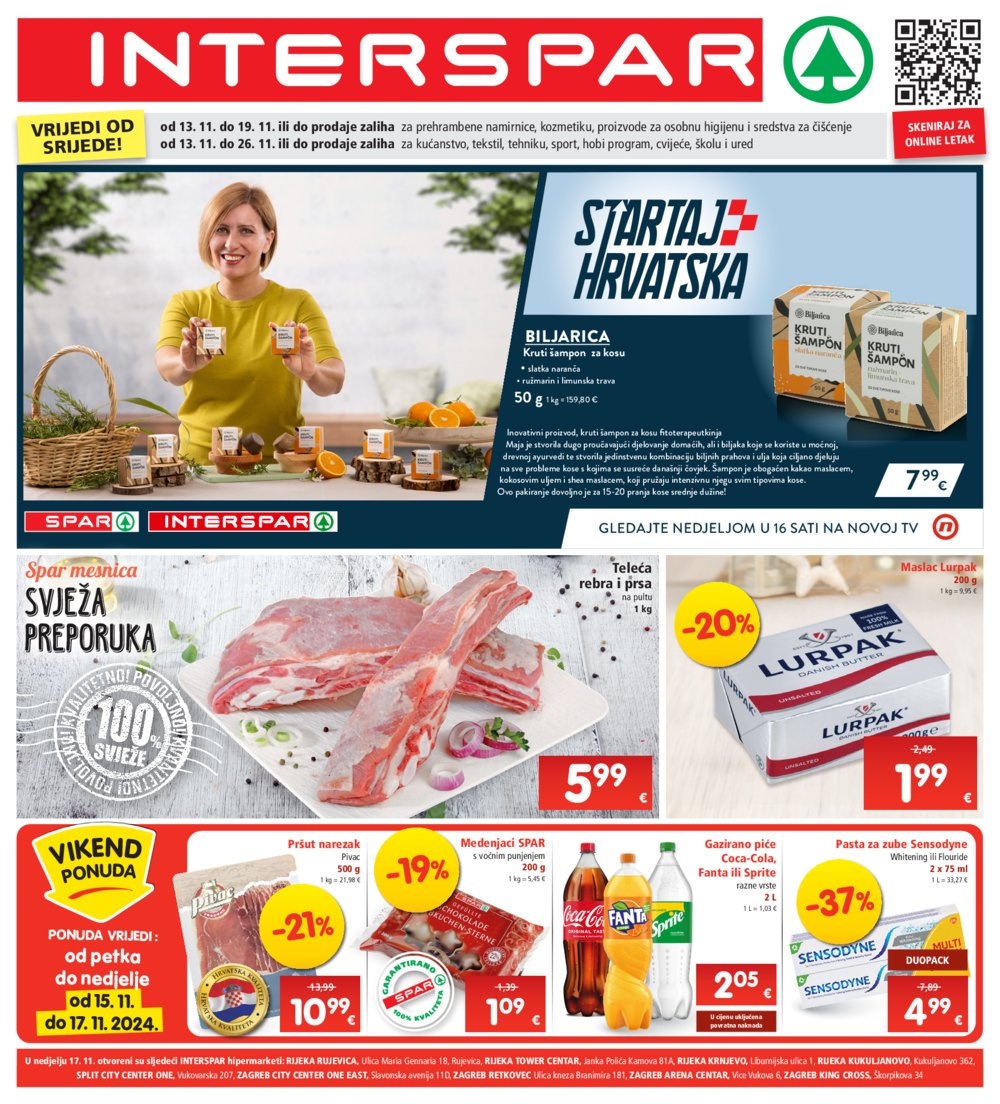 INTERSPAR katalog Akcija 13.11.-19.11.2024.