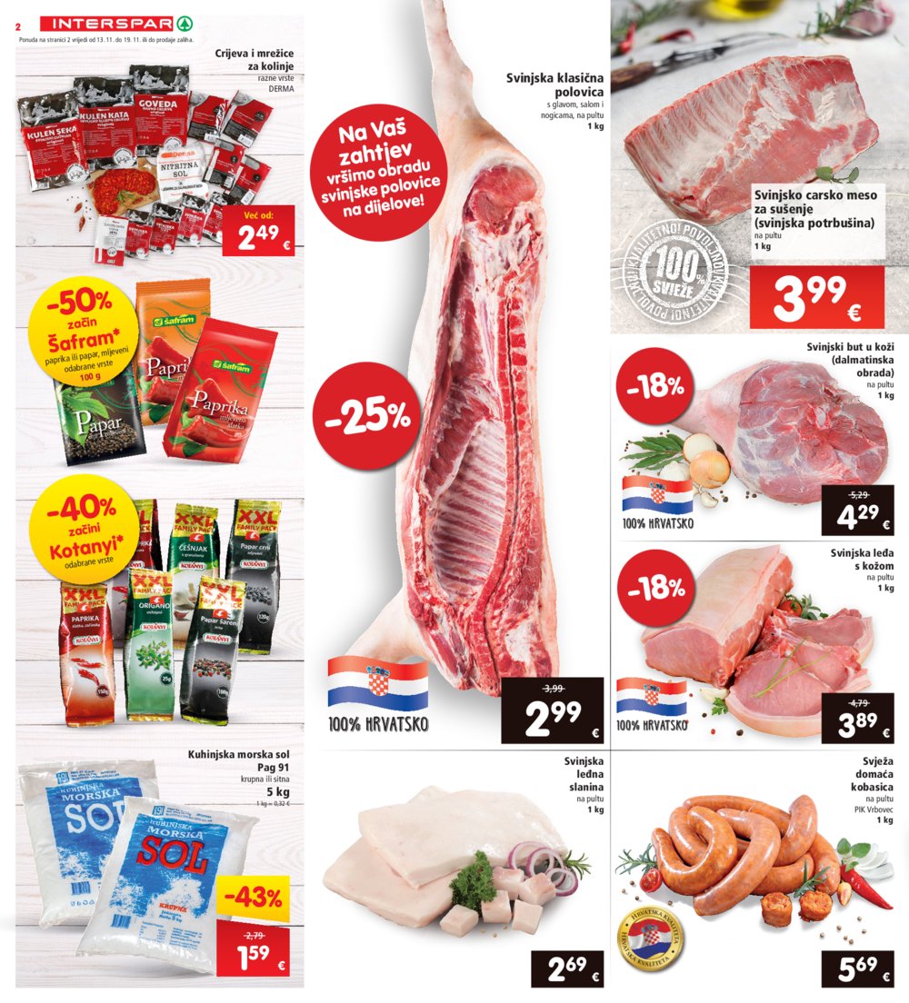 INTERSPAR katalog Akcija 13.11.-19.11.2024.