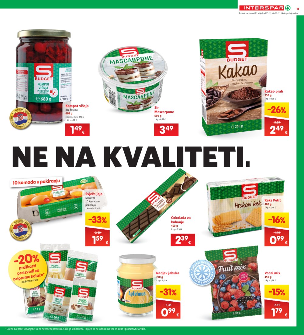 INTERSPAR katalog Akcija 13.11.-19.11.2024.