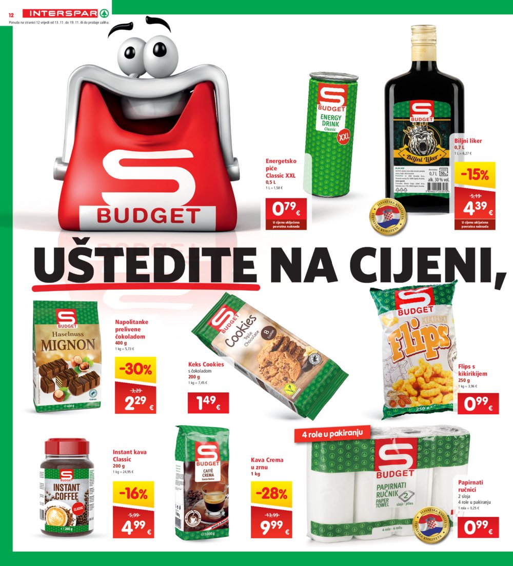 INTERSPAR katalog Akcija 13.11.-19.11.2024.