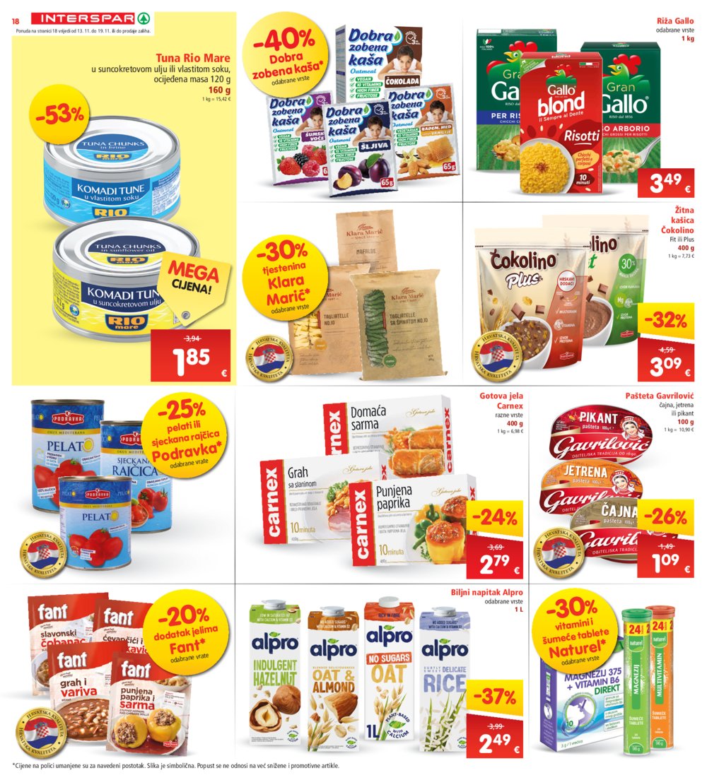 INTERSPAR katalog Akcija 13.11.-19.11.2024.