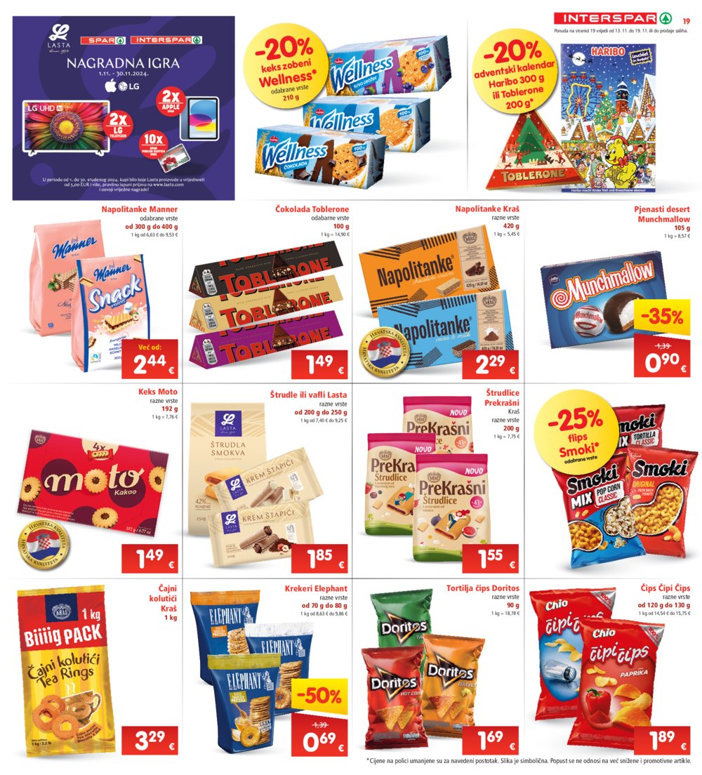 INTERSPAR katalog Akcija 13.11.-19.11.2024.