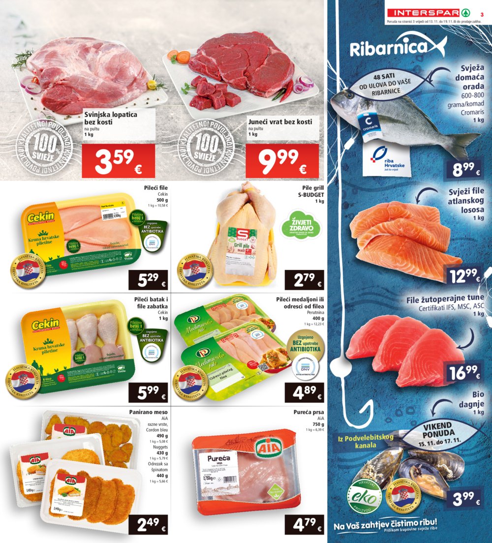 INTERSPAR katalog Akcija 13.11.-19.11.2024.