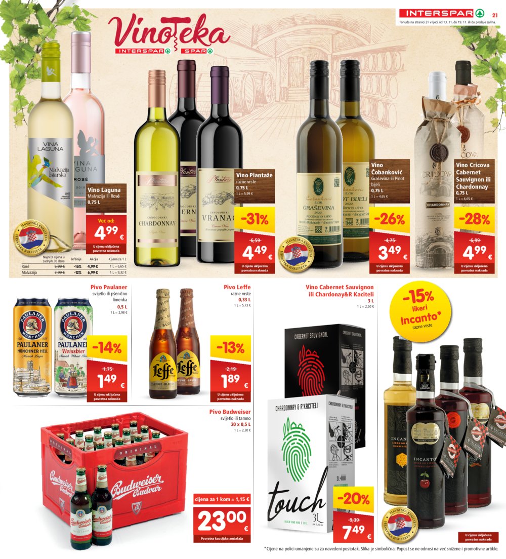 INTERSPAR katalog Akcija 13.11.-19.11.2024.