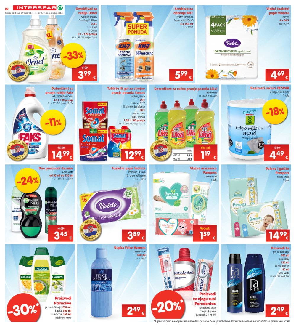 INTERSPAR katalog Akcija 13.11.-19.11.2024.