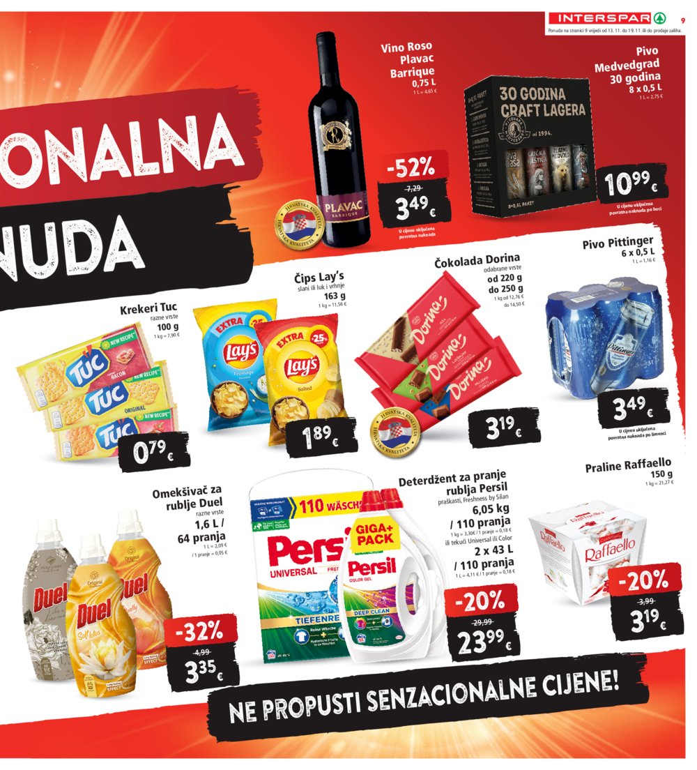 INTERSPAR katalog Akcija 13.11.-19.11.2024.