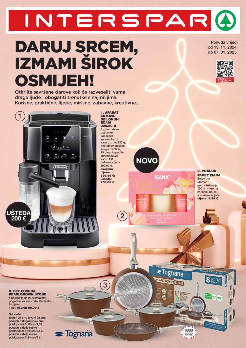 INTERSPAR katalog Pokloni 13.11.-07.01.2024.