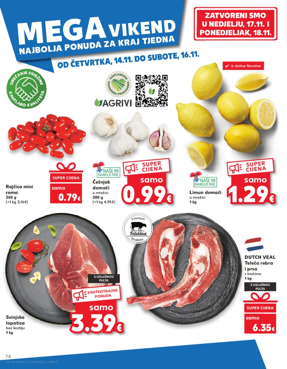 Kaufland katalog Akcija 13.11.-19.11.2024. Odabrane poslovnice