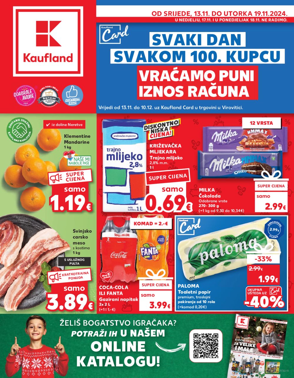 Kaufland katalog Akcija 13.11.-19.11.2024. Virovitica