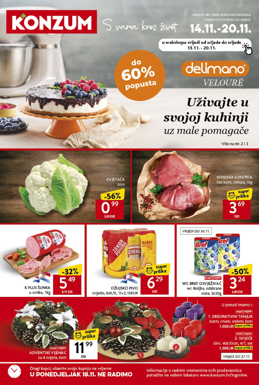 Konzum katalog Akcija 14.11.-20.11.2024.