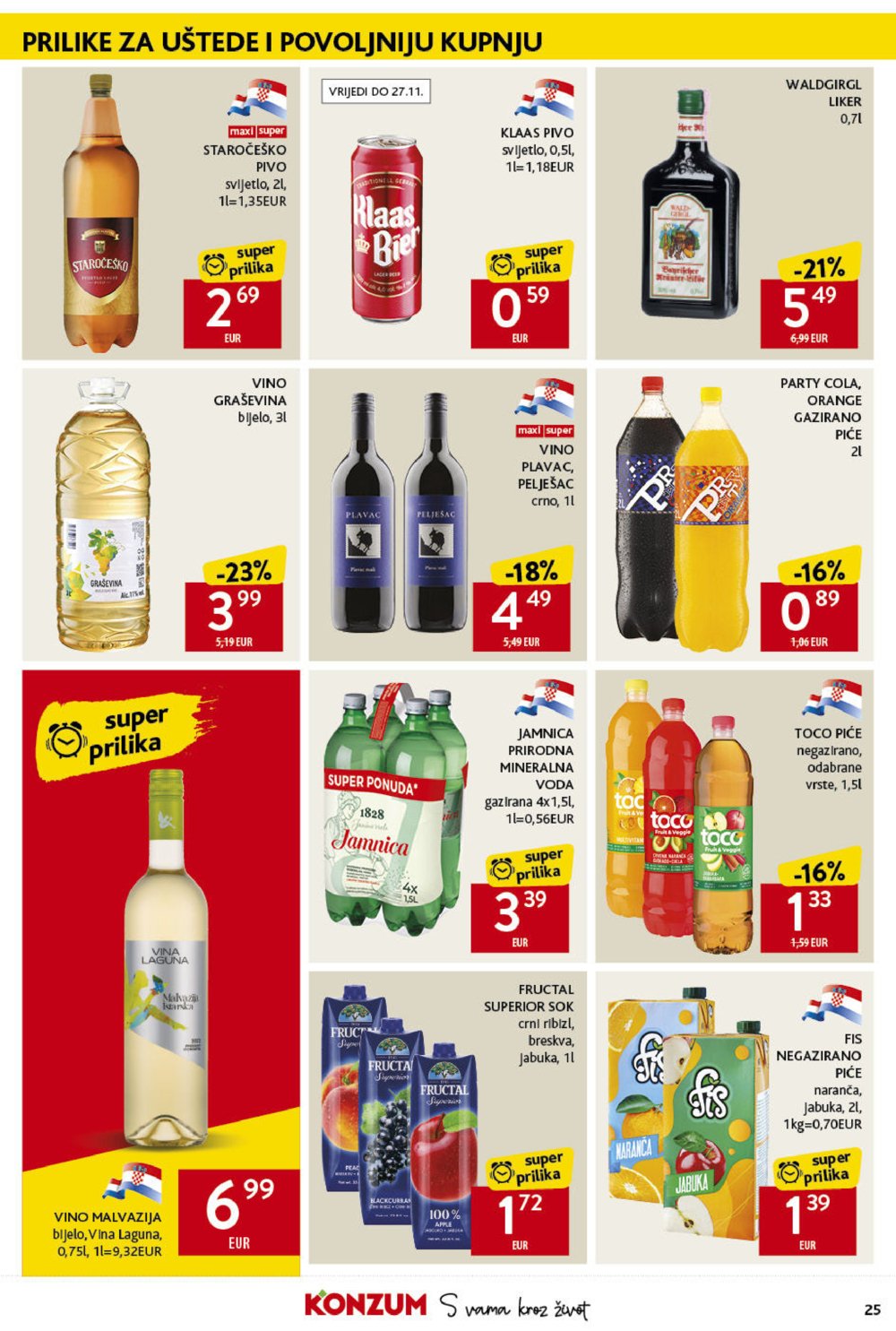 Konzum katalog Akcija 14.11.-20.11.2024.