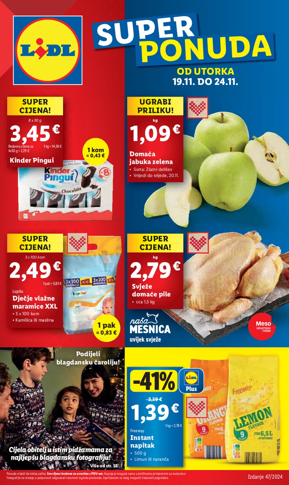 Lidl katalog Super ponuda od utorka 19.11. - 24.11.2024.