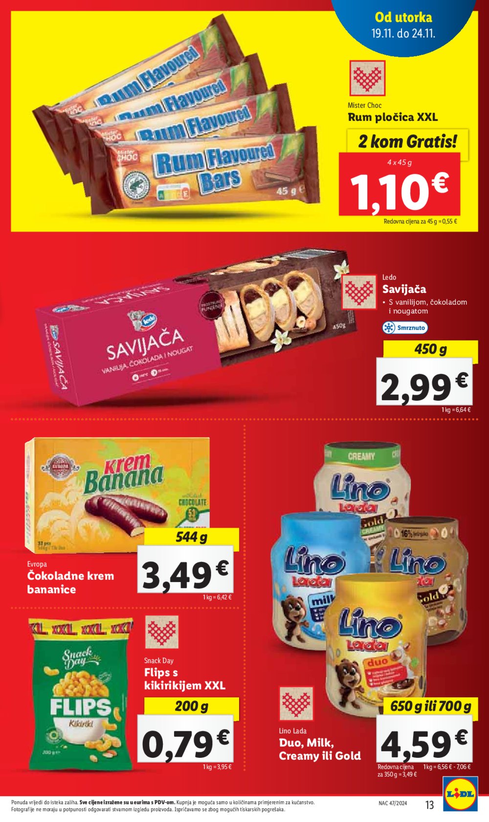 Lidl katalog Super ponuda od utorka 19.11. - 24.11.2024.