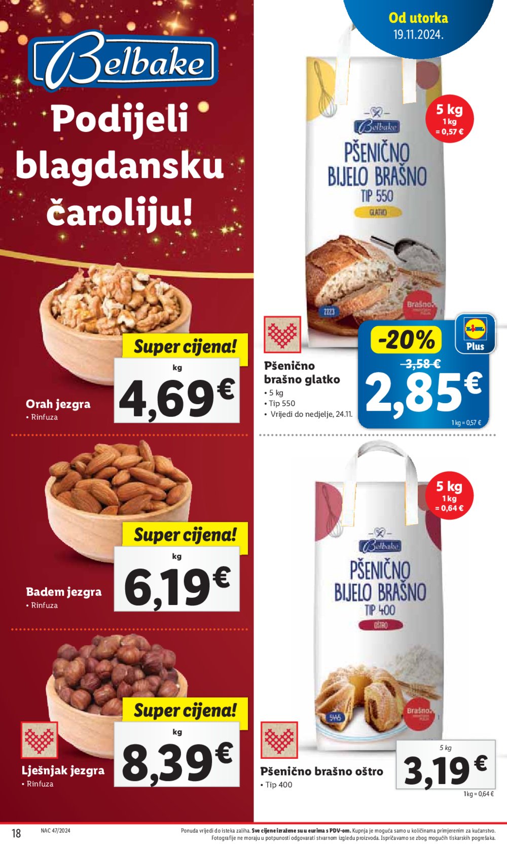 Lidl katalog Super ponuda od utorka 19.11. - 24.11.2024.