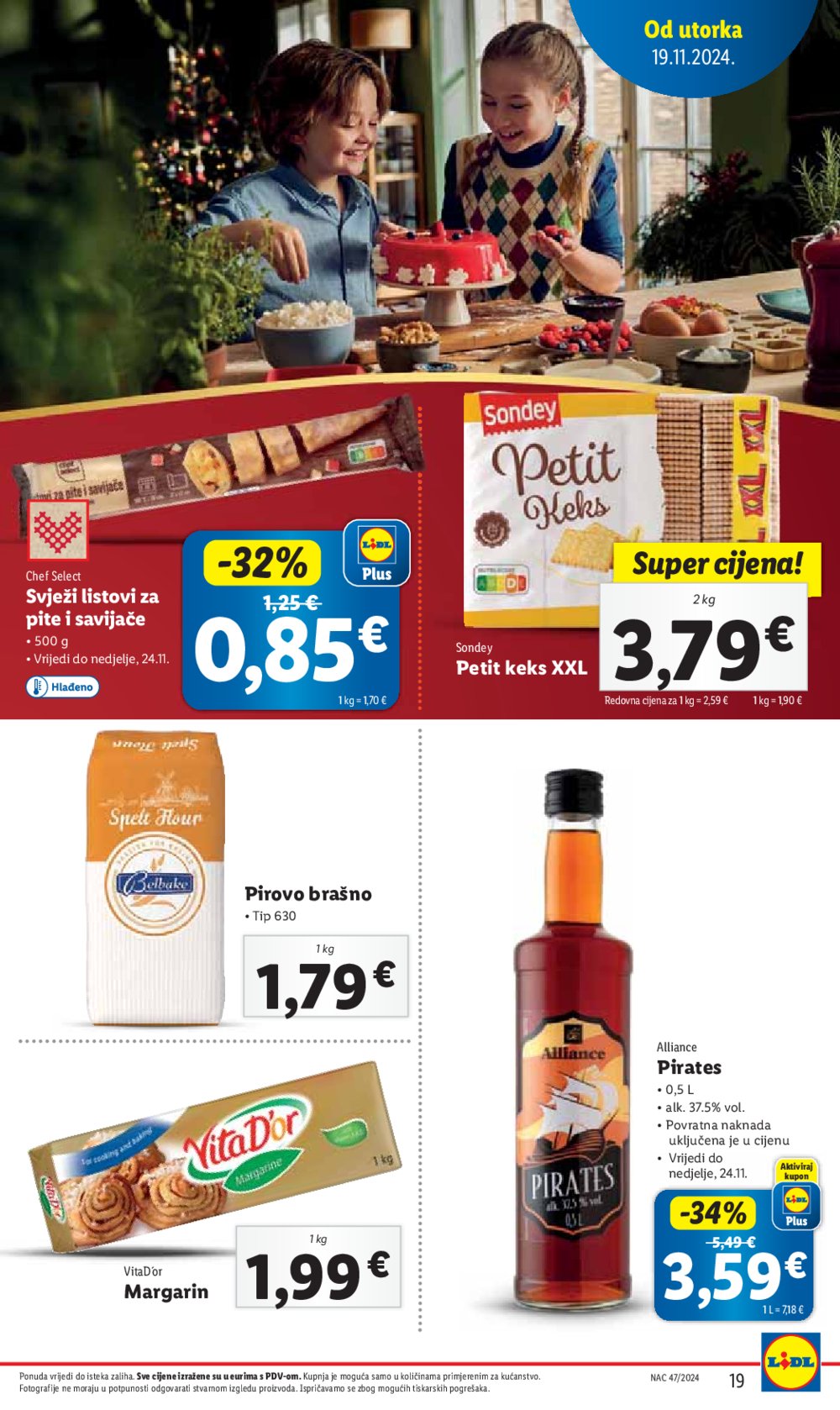 Lidl katalog Super ponuda od utorka 19.11. - 24.11.2024.