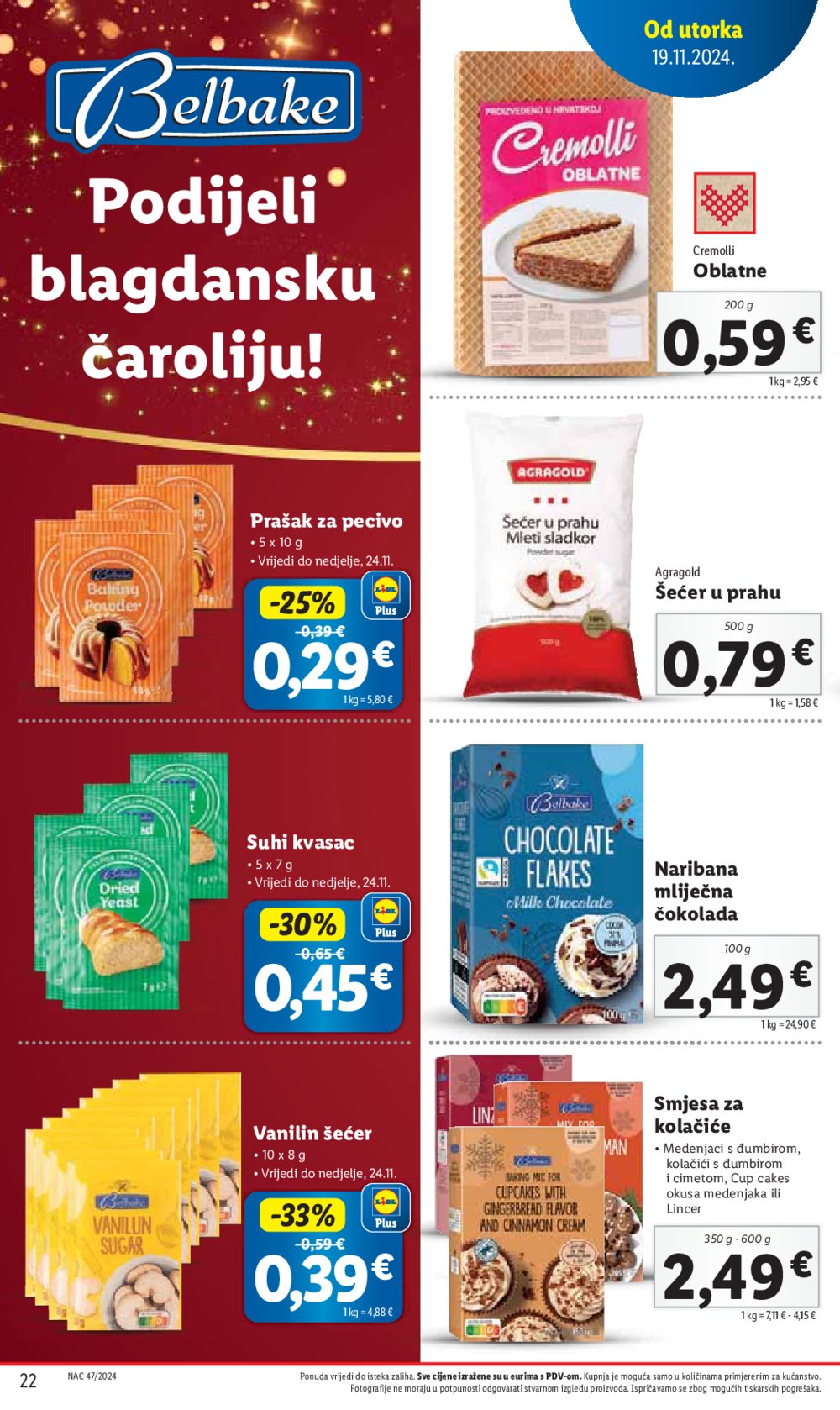 Lidl katalog Super ponuda od utorka 19.11. - 24.11.2024.