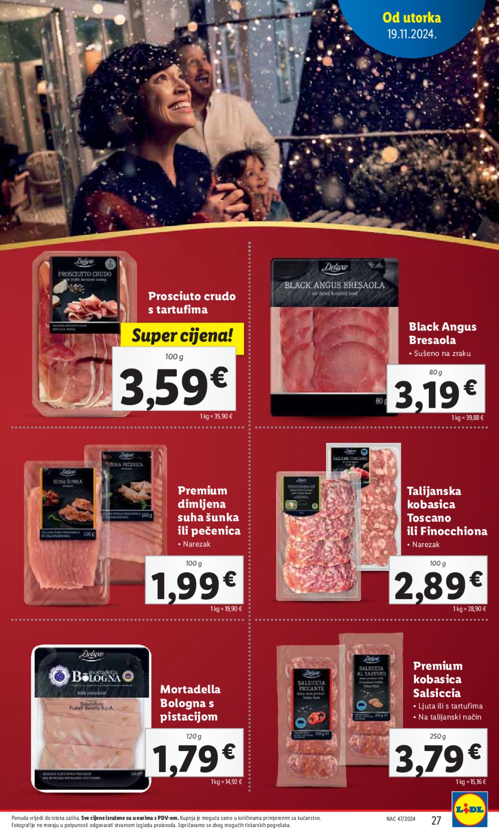 Lidl katalog Super ponuda od utorka 19.11. - 24.11.2024.