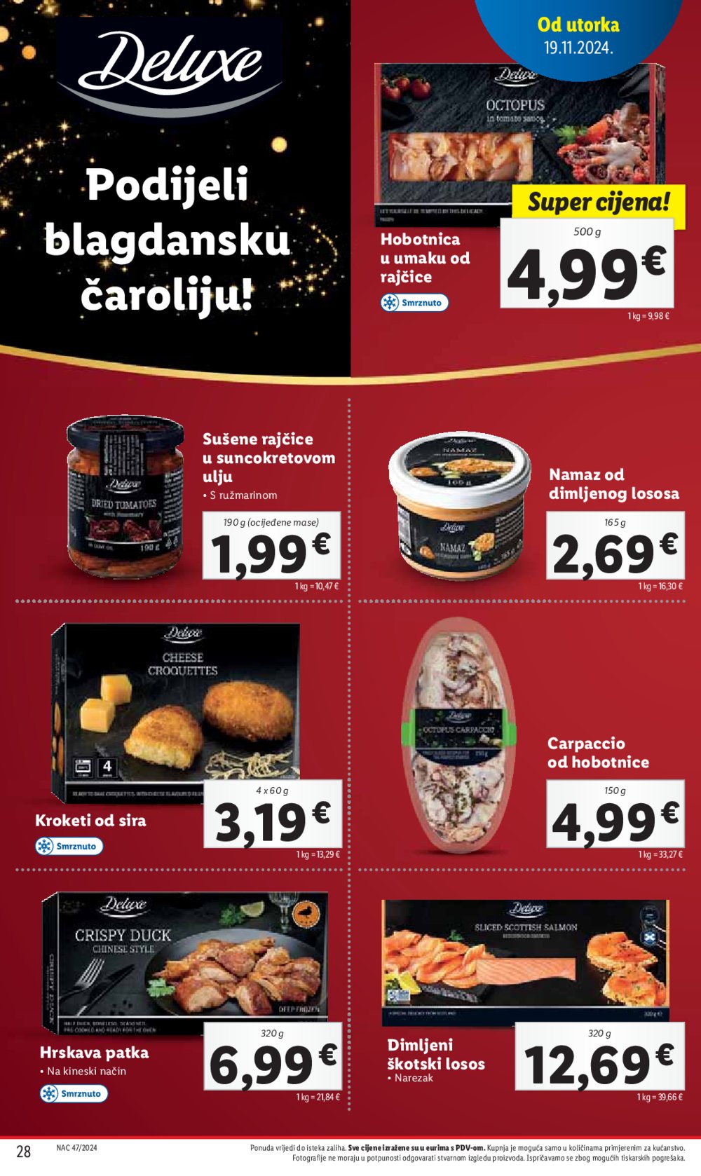 Lidl katalog Super ponuda od utorka 19.11. - 24.11.2024.