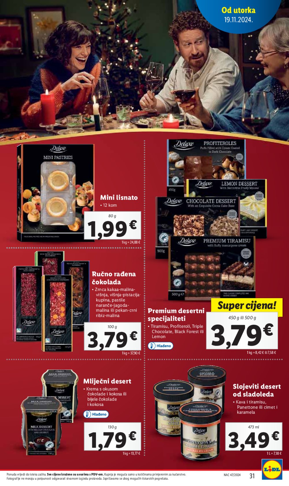 Lidl katalog Super ponuda od utorka 19.11. - 24.11.2024.