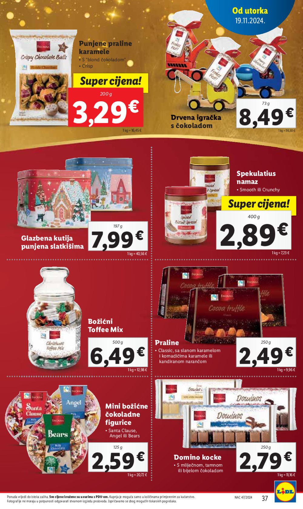 Lidl katalog Super ponuda od utorka 19.11. - 24.11.2024.