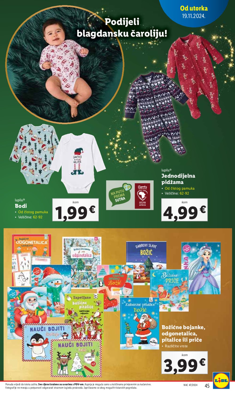 Lidl katalog Super ponuda od utorka 19.11. - 24.11.2024.