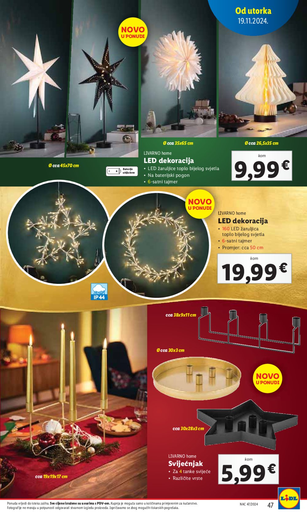 Lidl katalog Super ponuda od utorka 19.11. - 24.11.2024.