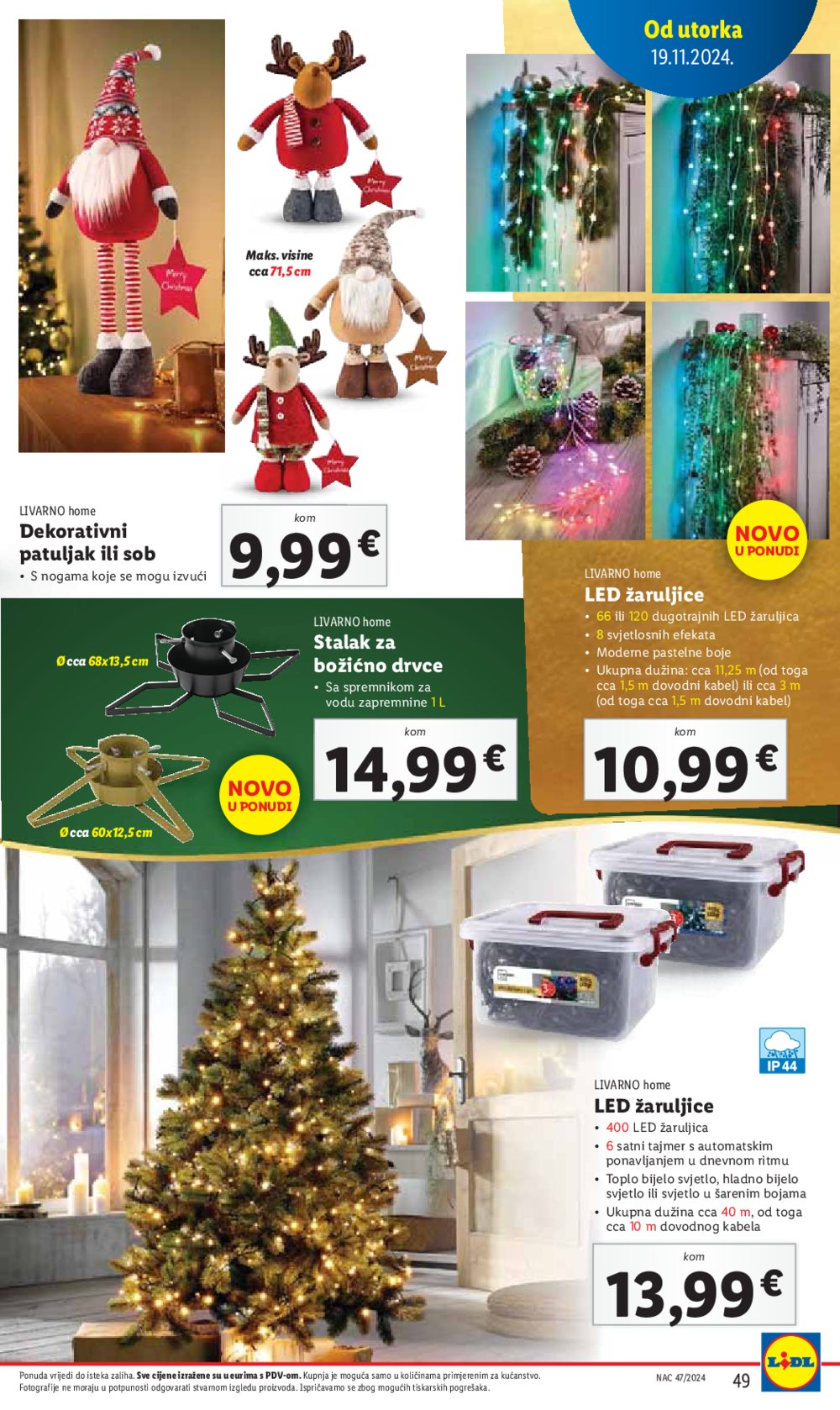 Lidl katalog Super ponuda od utorka 19.11. - 24.11.2024.