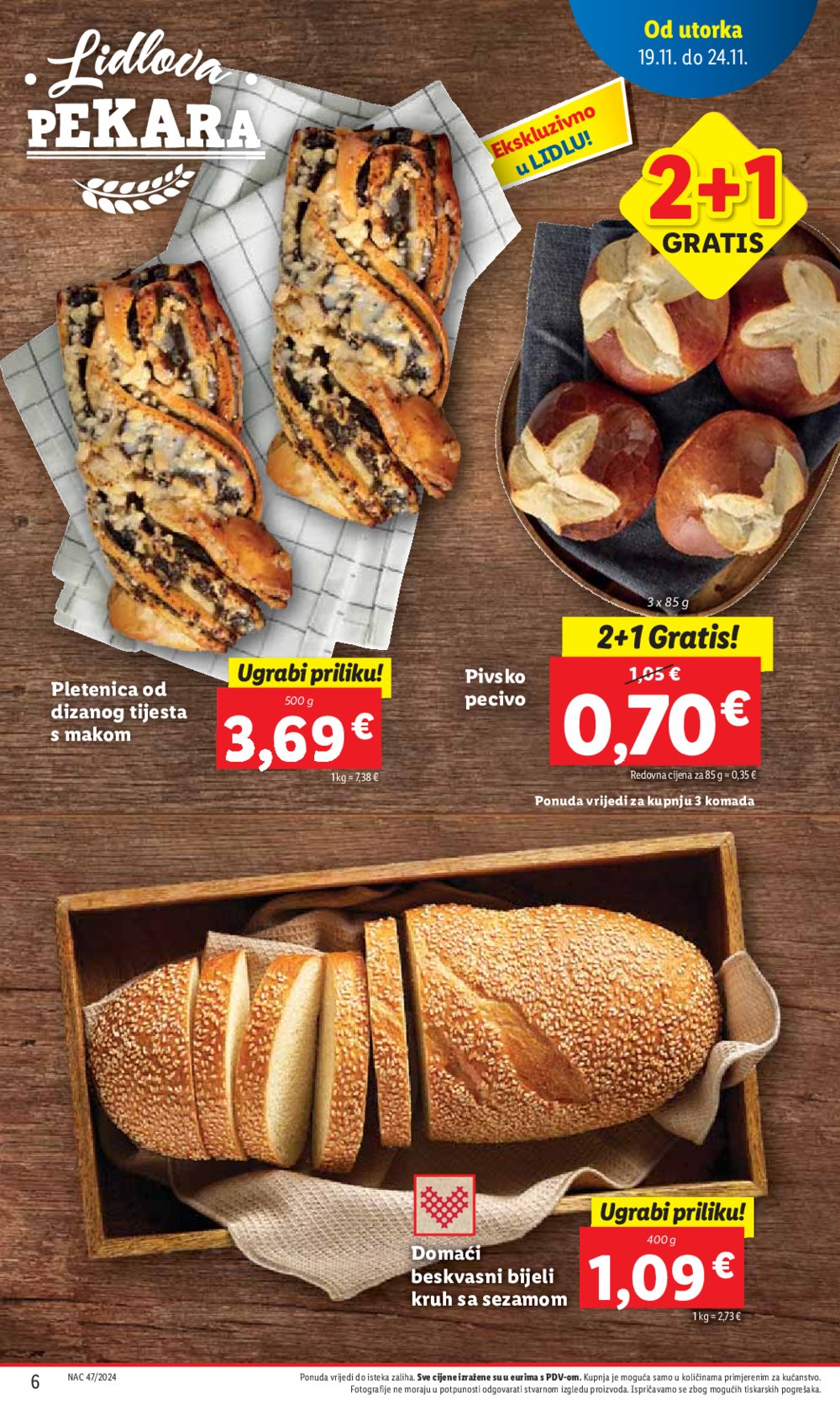 Lidl katalog Super ponuda od utorka 19.11. - 24.11.2024.