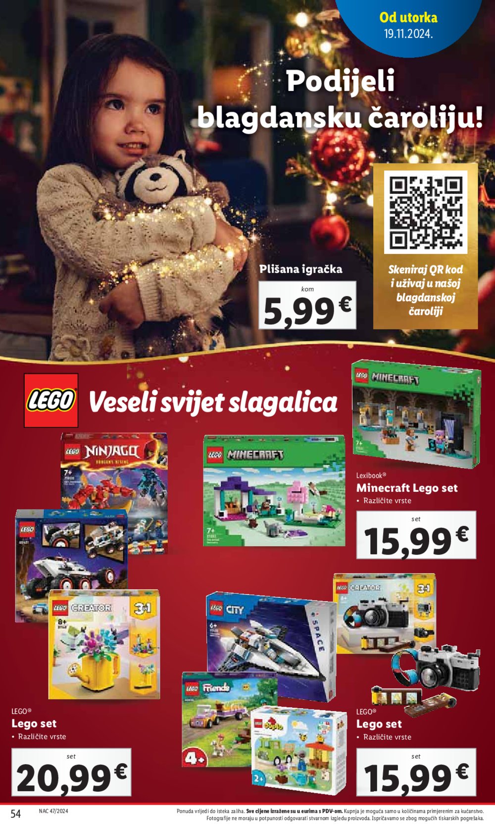 Lidl katalog Super ponuda od utorka 19.11. - 24.11.2024.