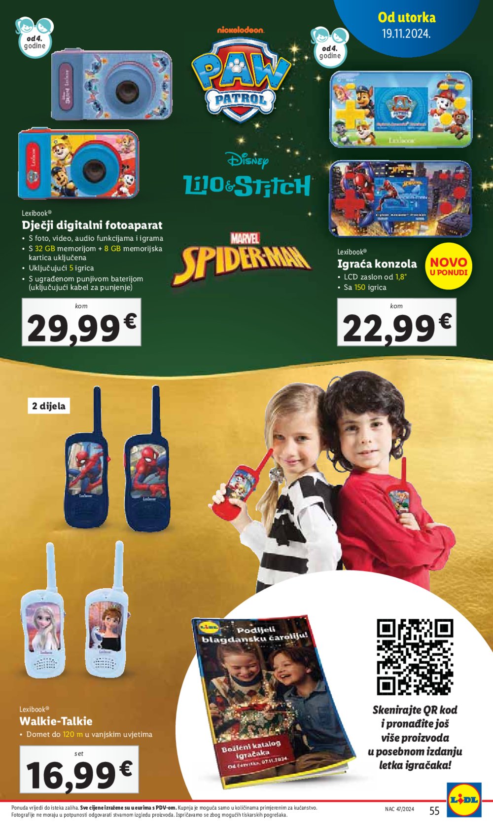 Lidl katalog Super ponuda od utorka 19.11. - 24.11.2024.