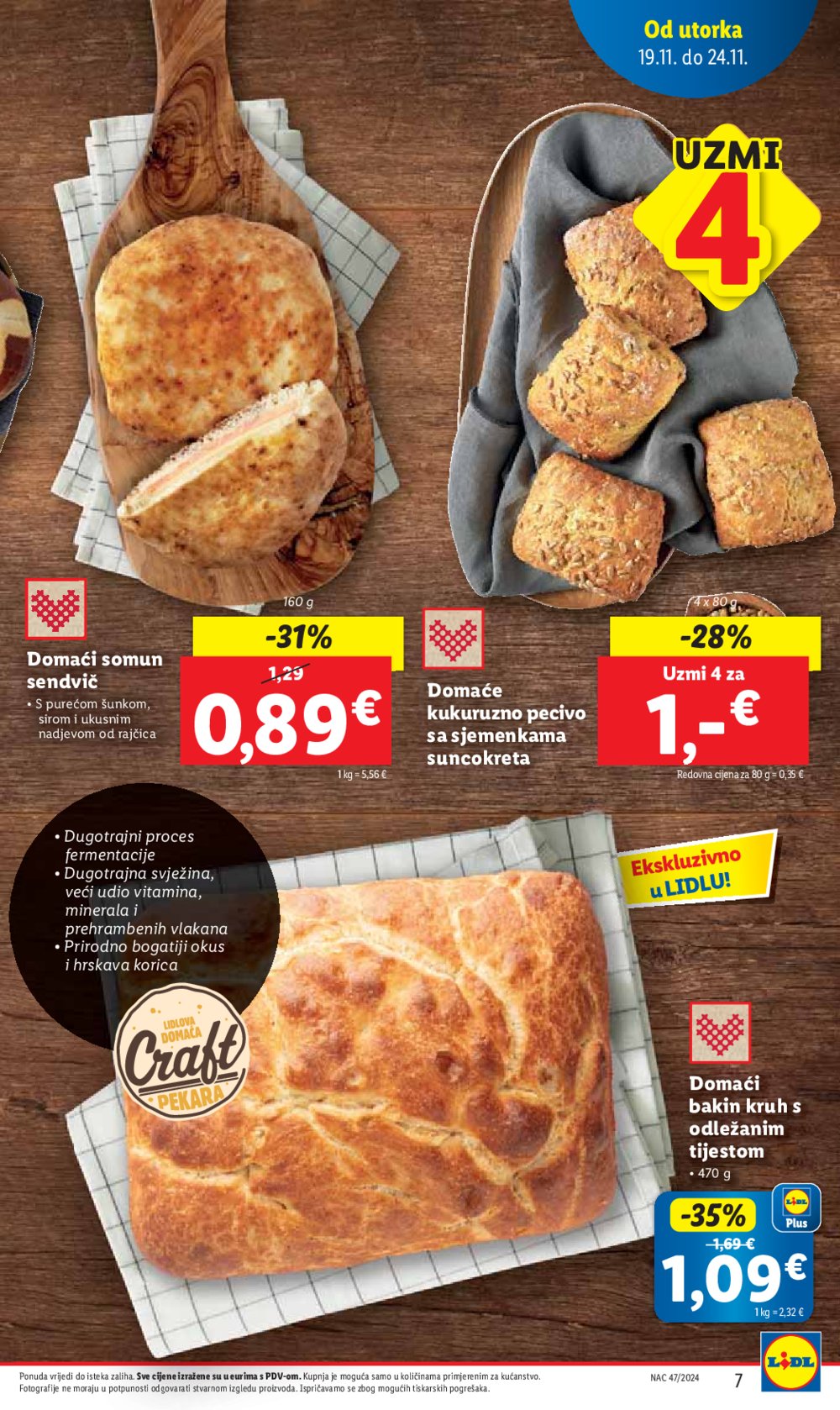 Lidl katalog Super ponuda od utorka 19.11. - 24.11.2024.