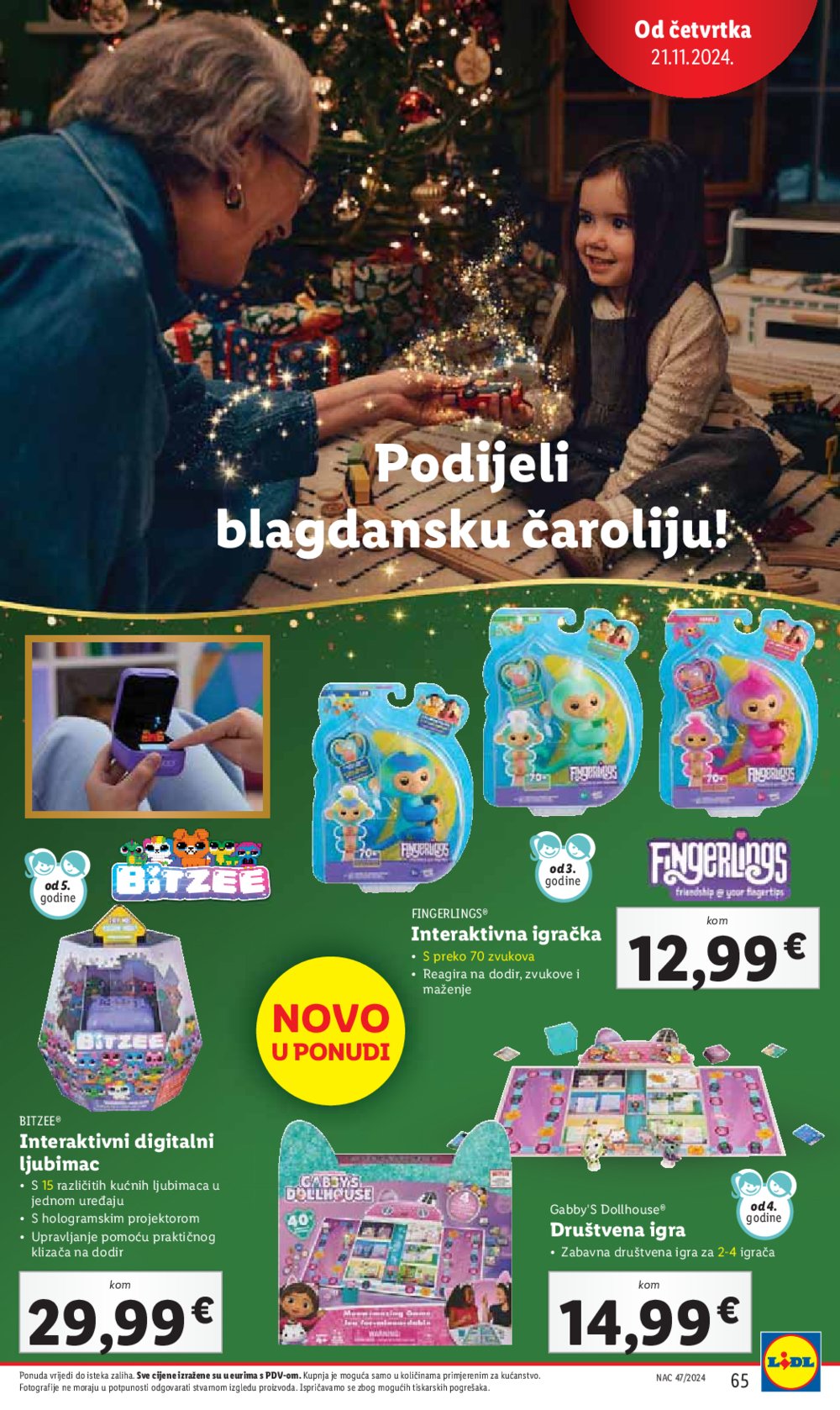 Lidl katalog Super ponuda od utorka 19.11. - 24.11.2024.