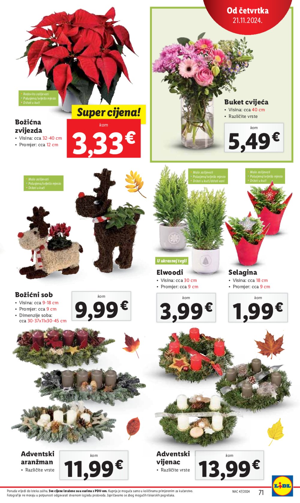 Lidl katalog Super ponuda od utorka 19.11. - 24.11.2024.