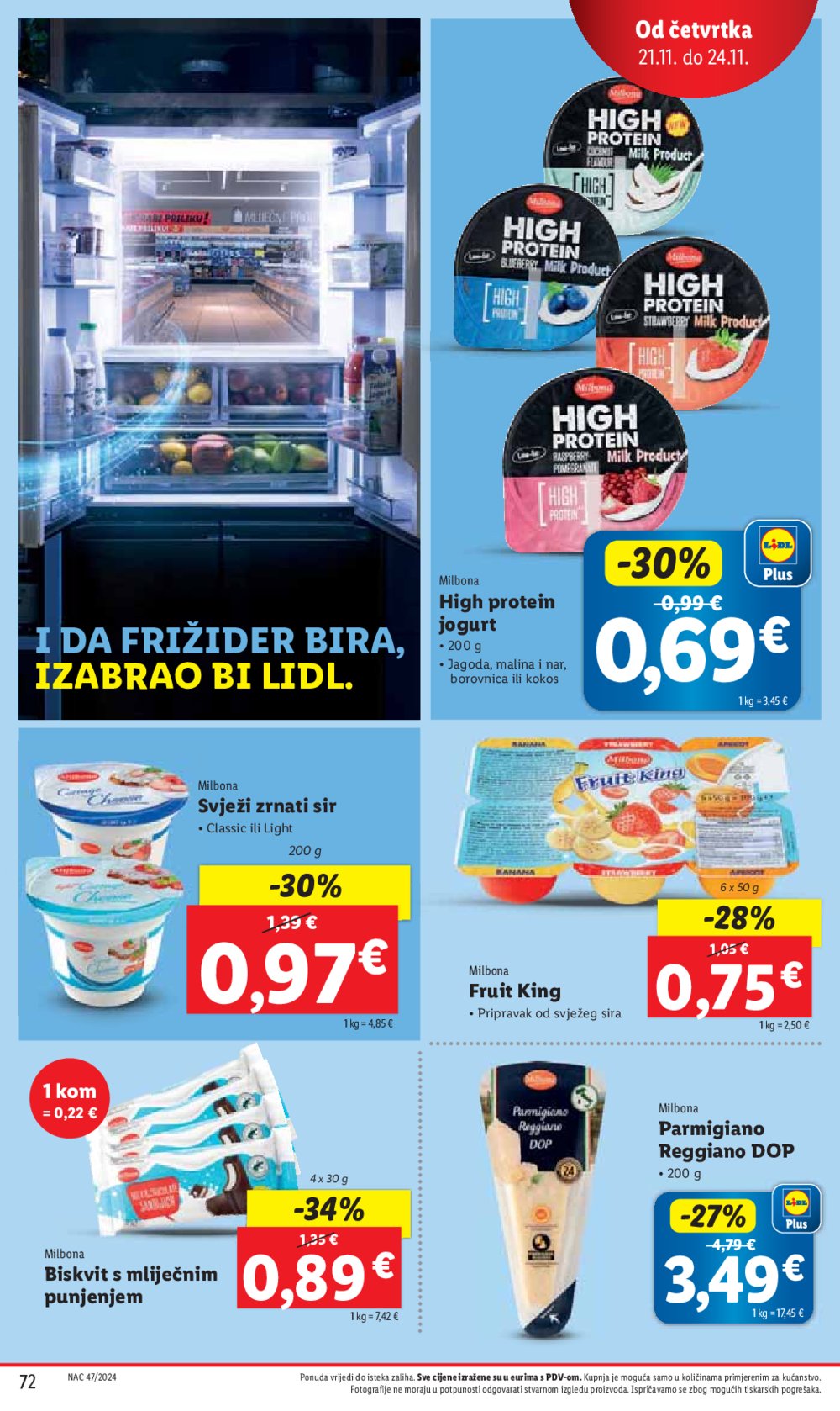 Lidl katalog Super ponuda od utorka 19.11. - 24.11.2024.