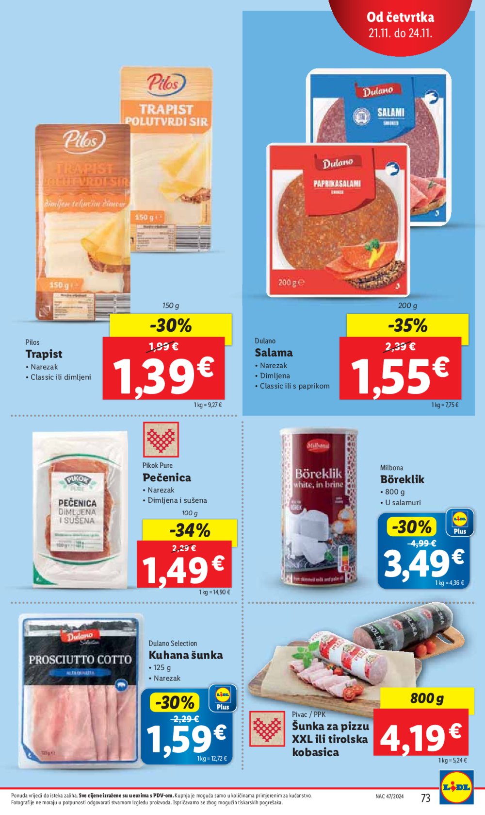 Lidl katalog Super ponuda od utorka 19.11. - 24.11.2024.