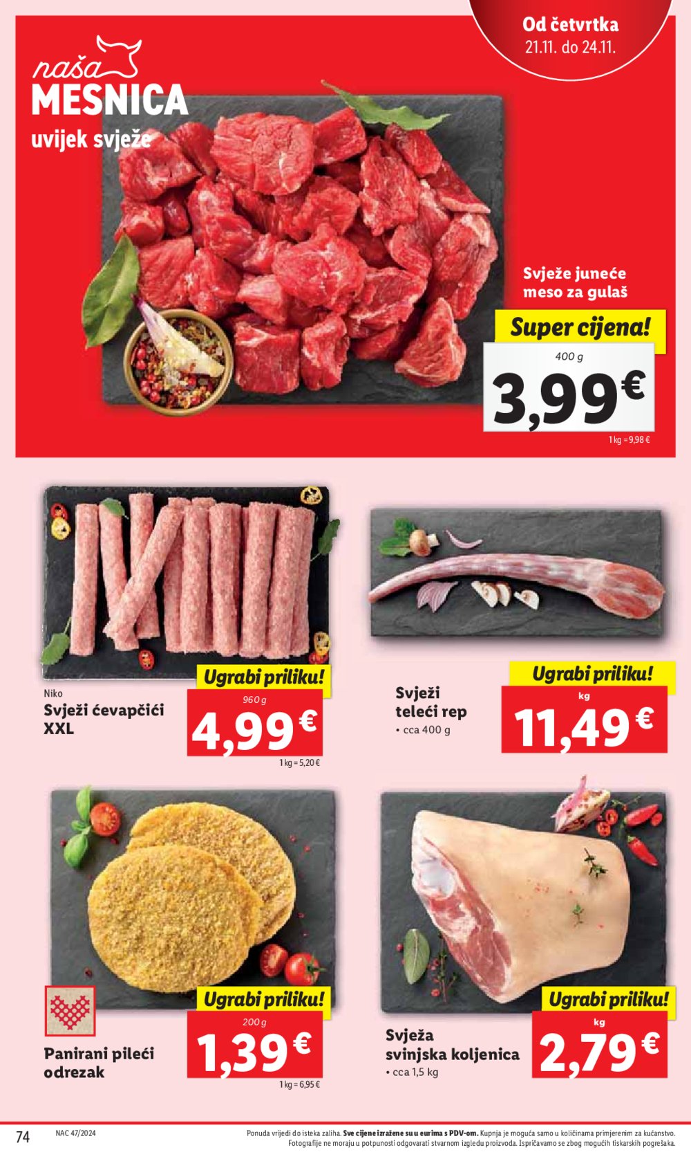 Lidl katalog Super ponuda od utorka 19.11. - 24.11.2024.