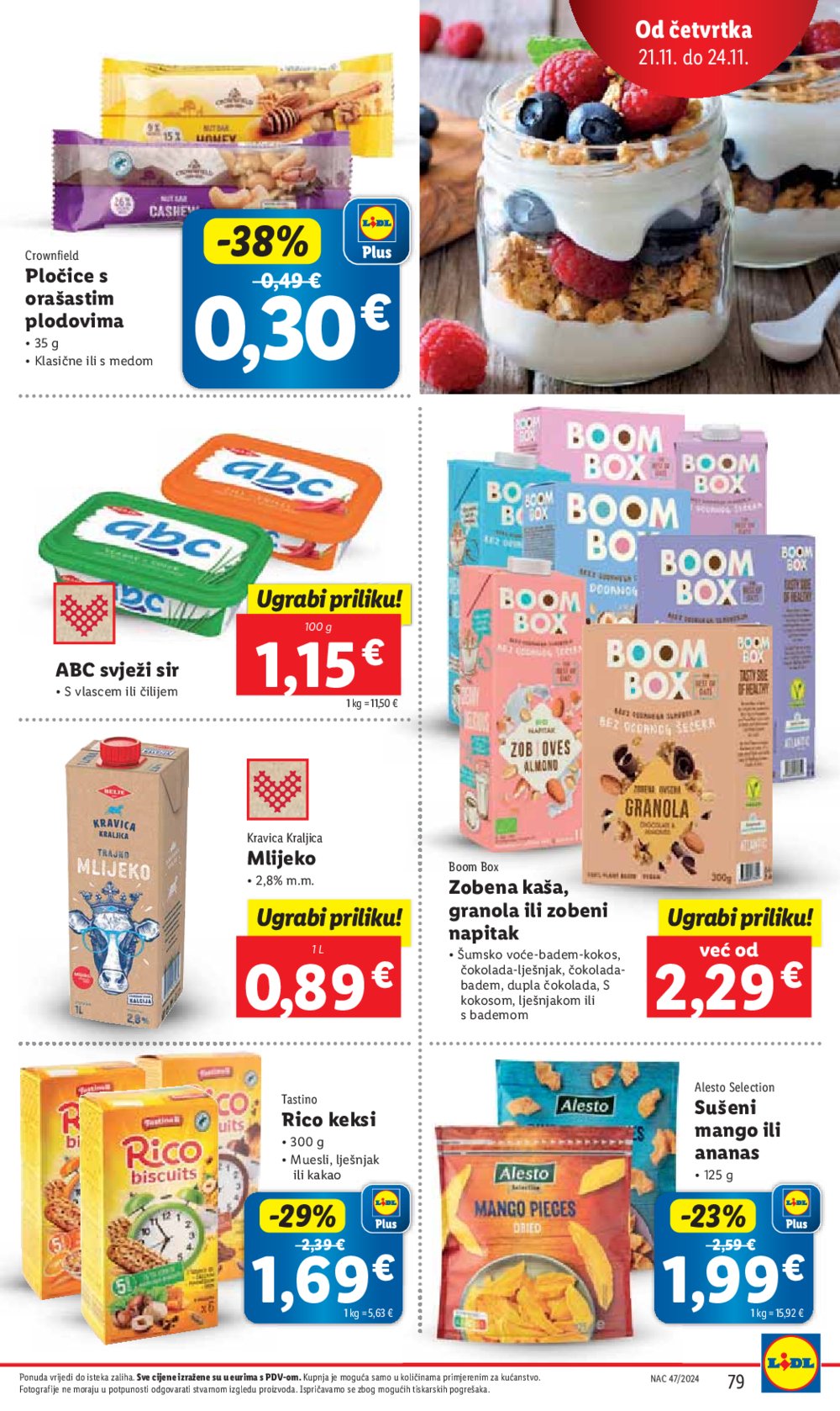 Lidl katalog Super ponuda od utorka 19.11. - 24.11.2024.