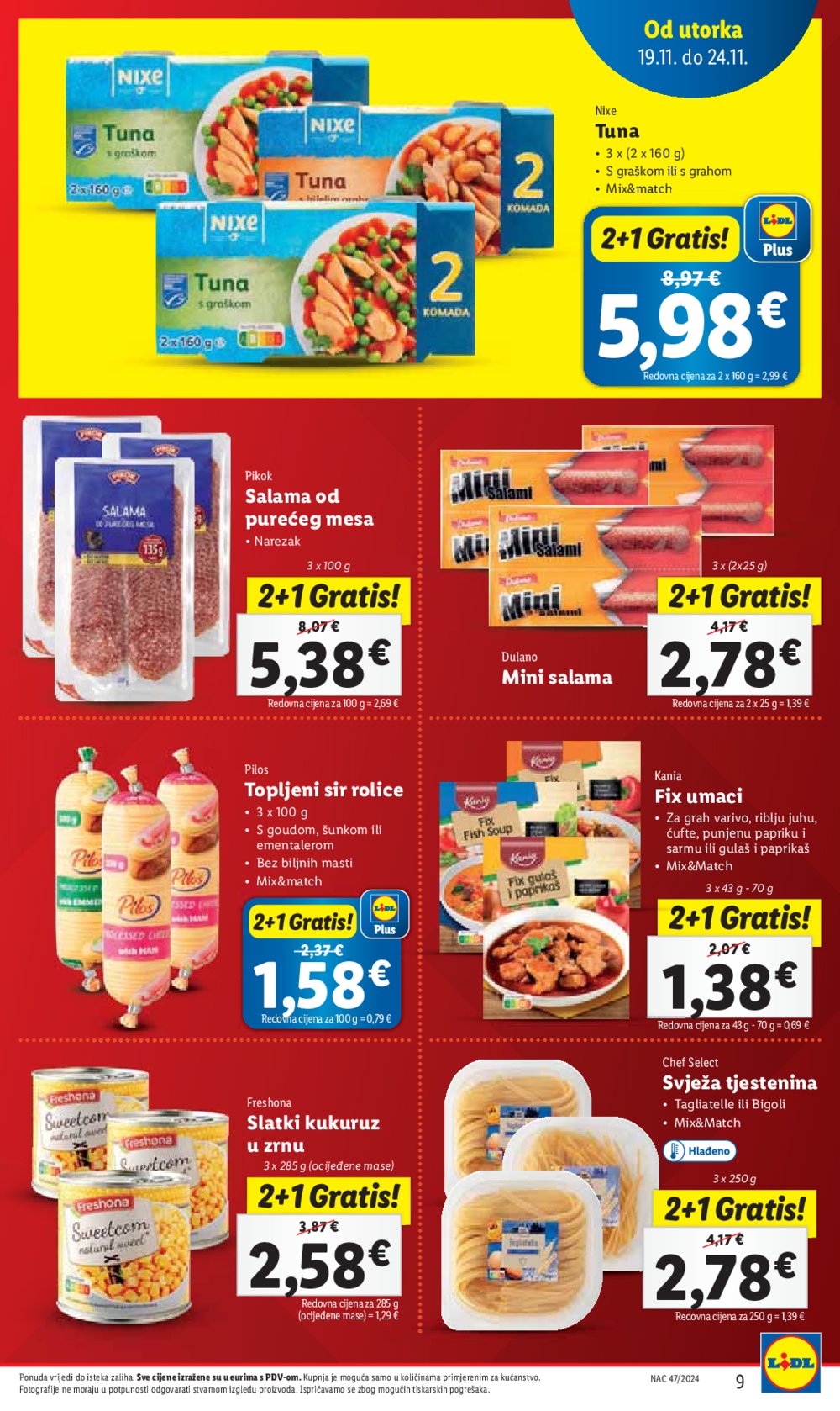 Lidl katalog Super ponuda od utorka 19.11. - 24.11.2024.