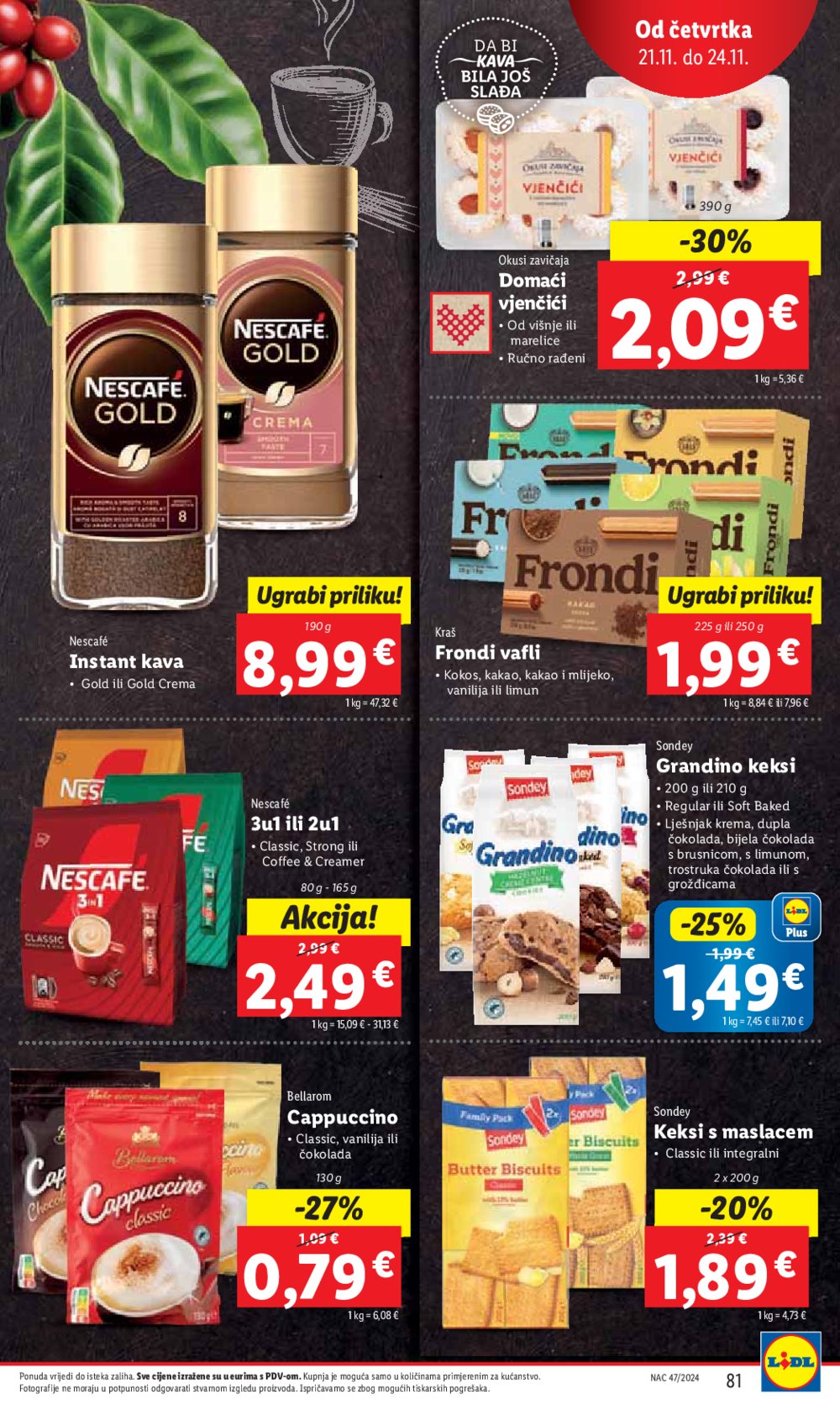 Lidl katalog Super ponuda od utorka 19.11. - 24.11.2024.