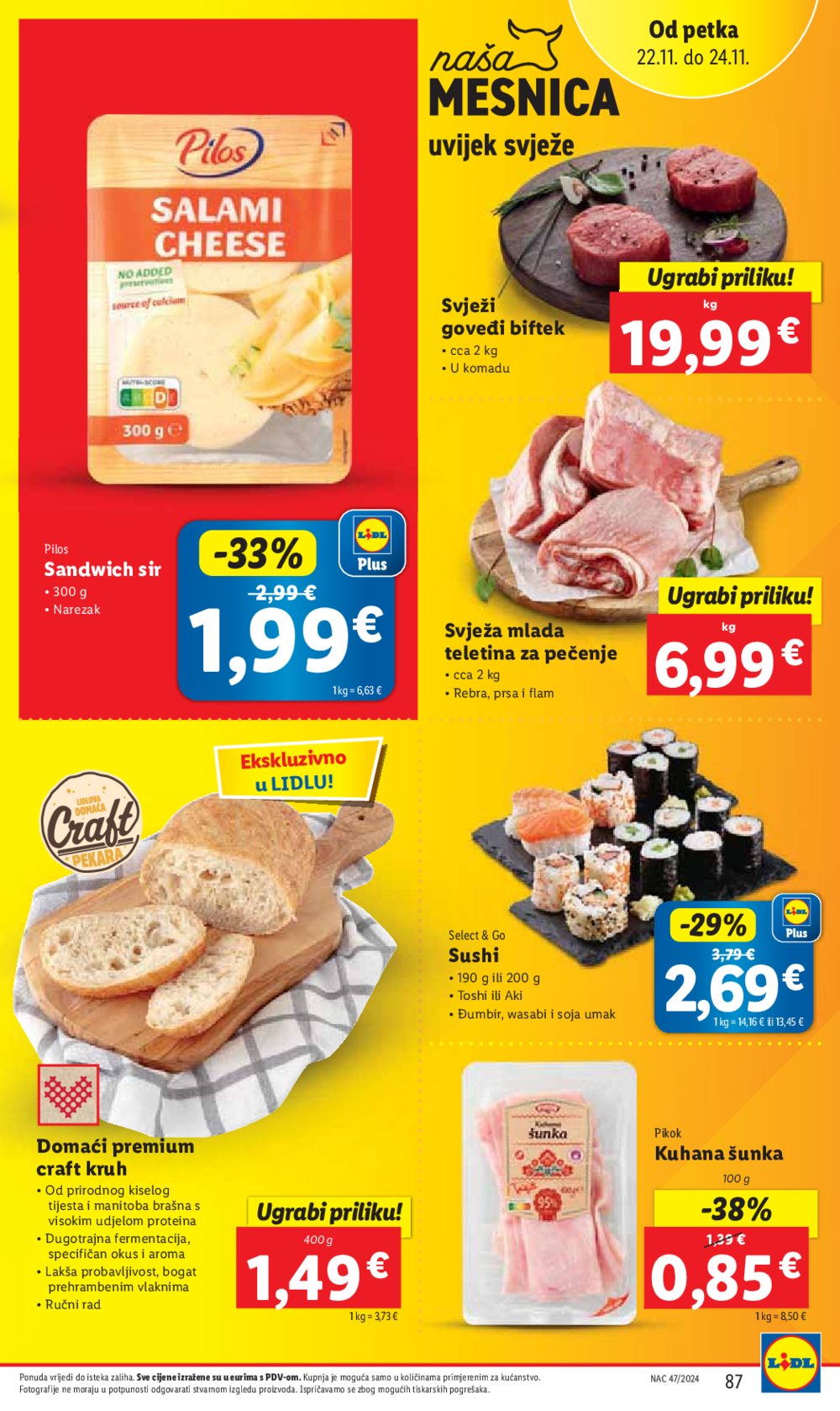 Lidl katalog Super ponuda od utorka 19.11. - 24.11.2024.