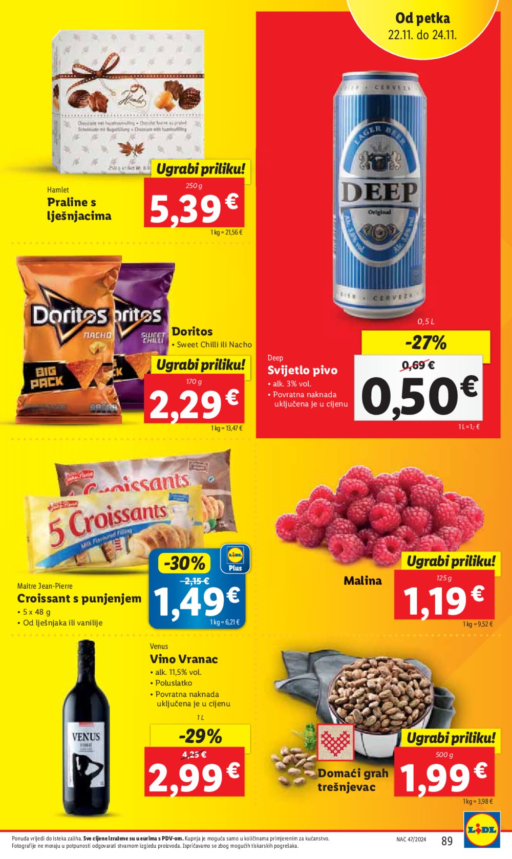 Lidl katalog Super ponuda od utorka 19.11. - 24.11.2024.