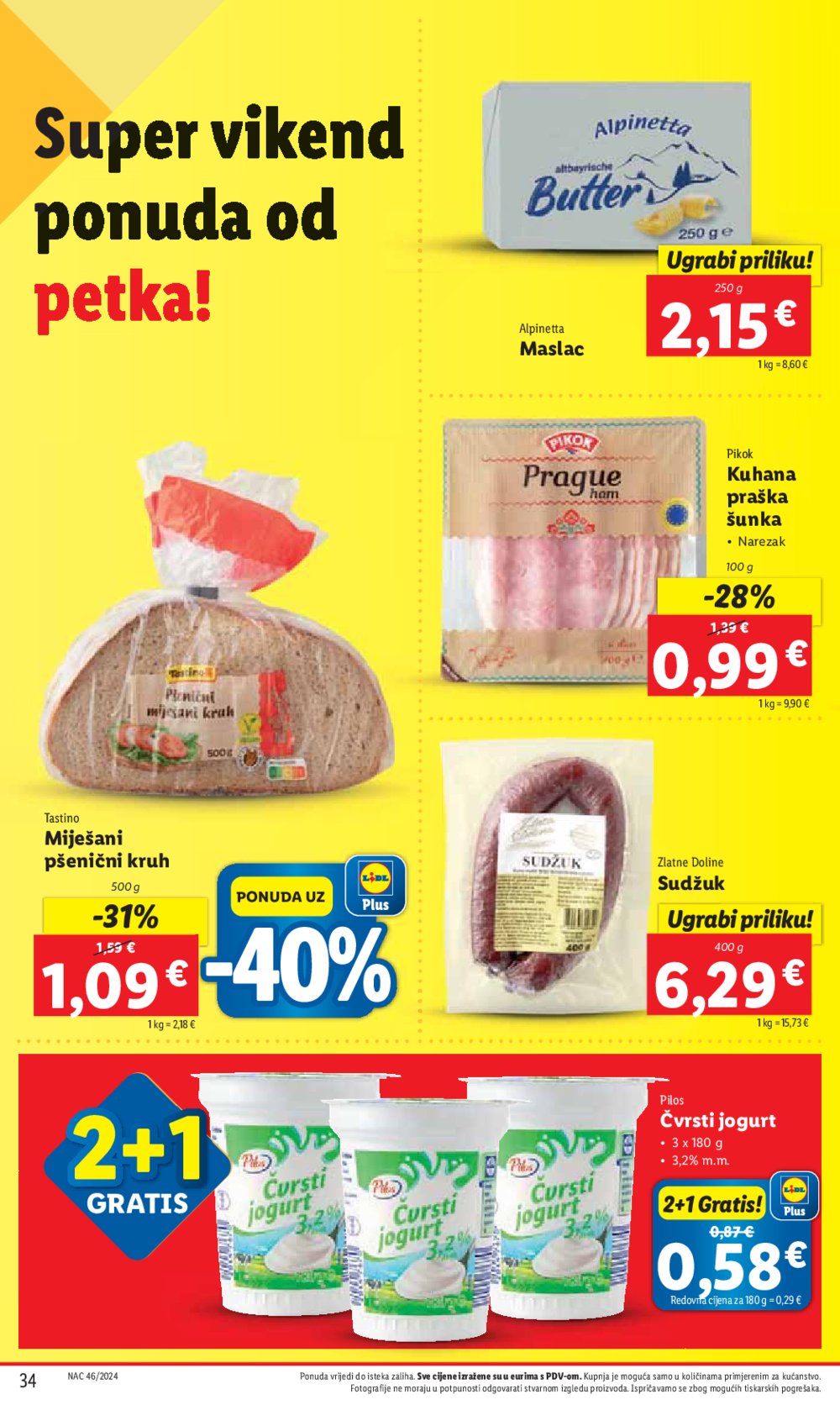 Lidl super ponuda od četvrtka 14.11. - 17.11.2024.