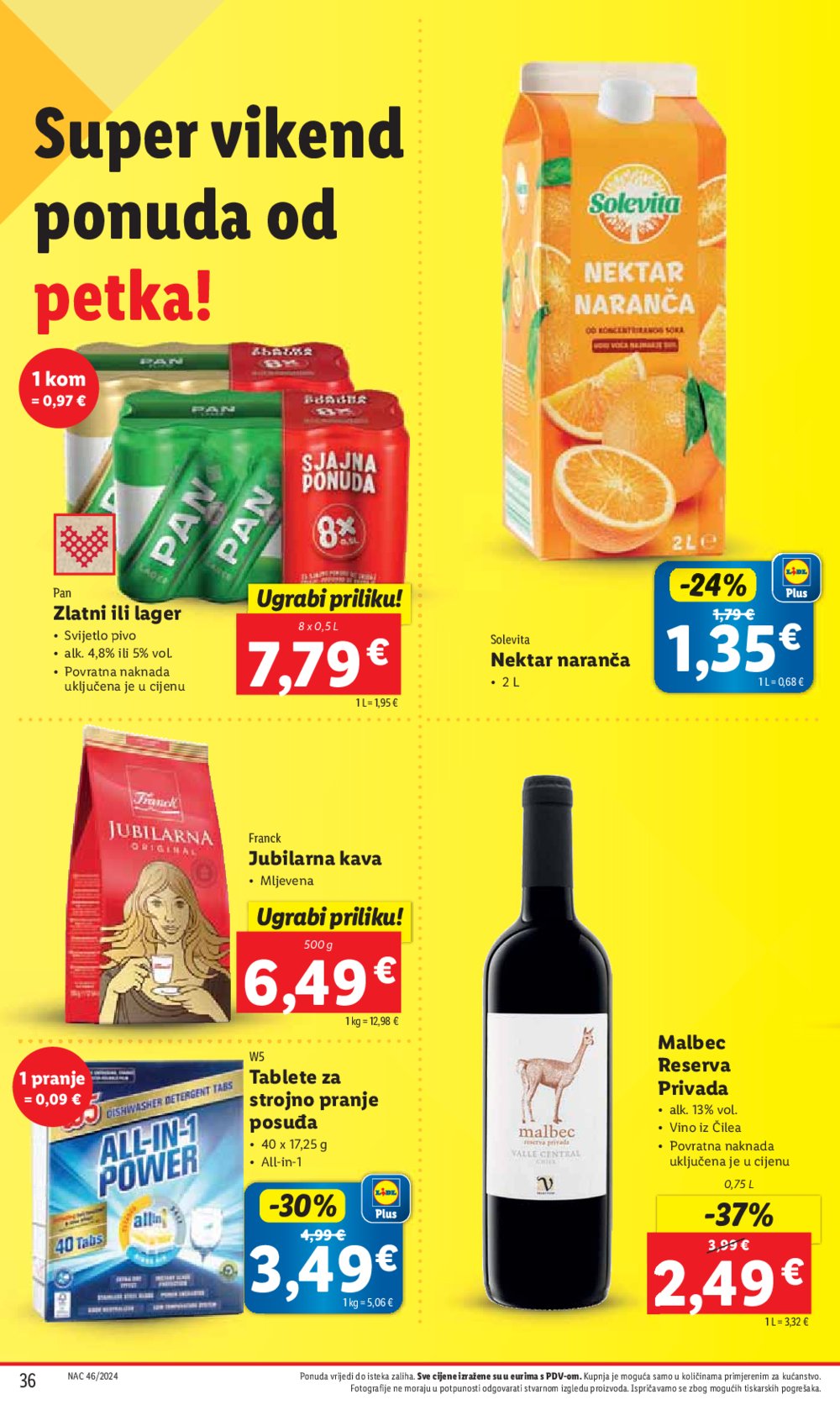 Lidl super ponuda od četvrtka 14.11. - 17.11.2024.