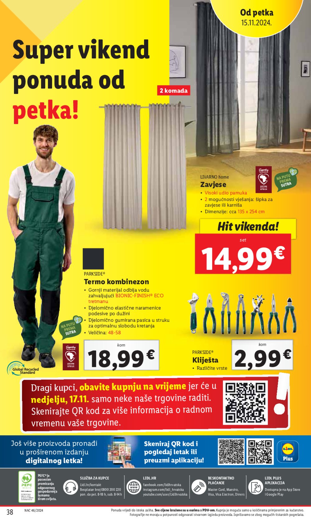 Lidl super ponuda od četvrtka 14.11. - 17.11.2024.