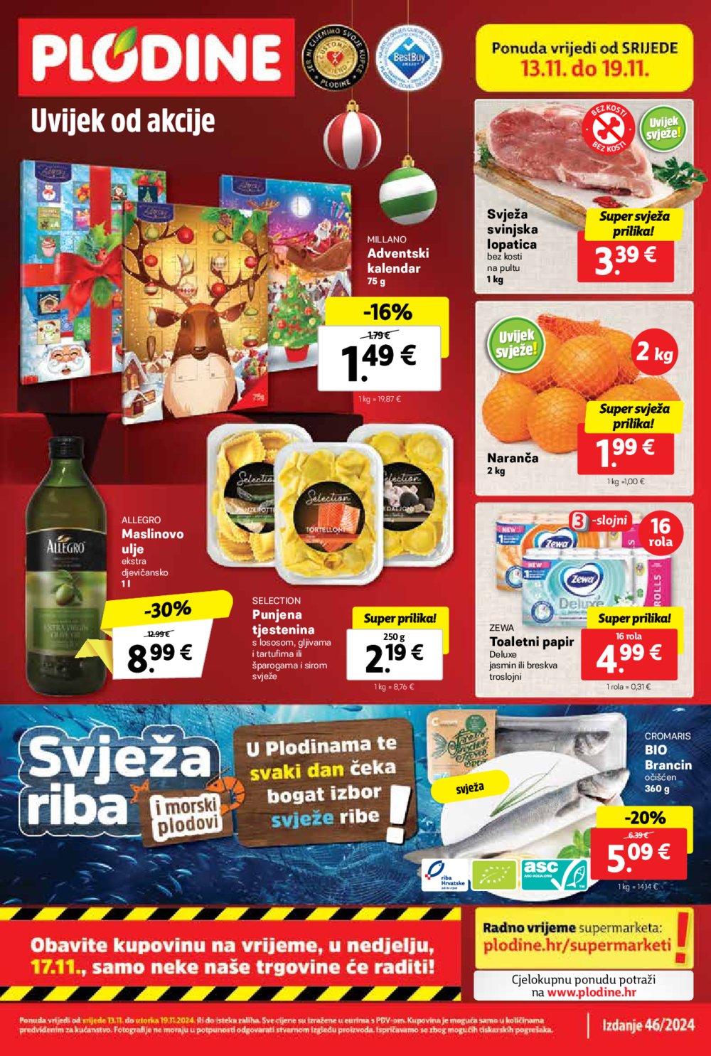 Plodine katalog Akcija 13.11.-19.11.2024.