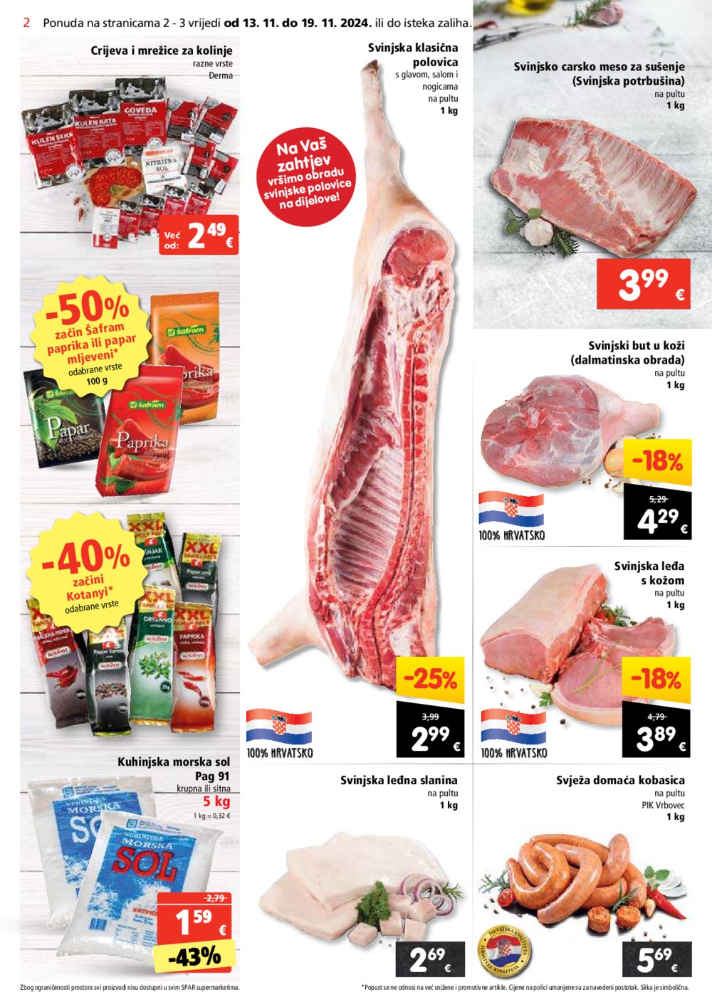 SPAR katalog Akcija 13.11.-19.11.2024.